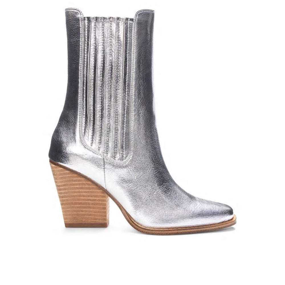 NWT - Chinese Laundry Cali Western Boot Silver - Picture 4 of 6